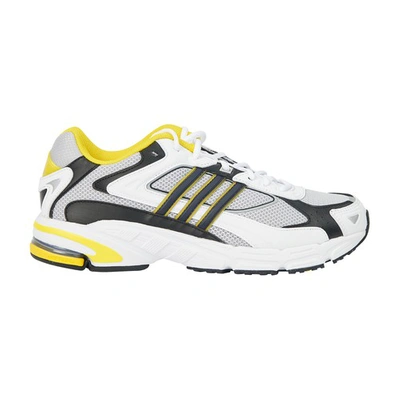 Shop Adidas Stmnt Cl Response Sneakers In Ftwr White Core Black Yellow