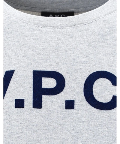 Shop Apc A.p.c. Vpc Sweatshirt In Grey
