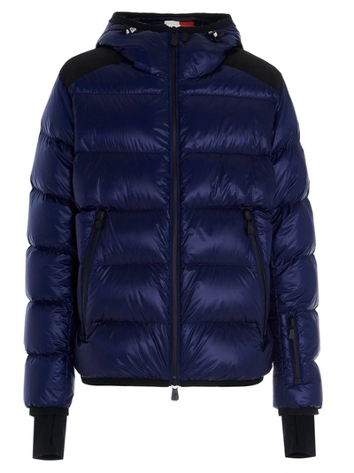 Shop Moncler Grenoble Hintertux Quilted Down Jacket In Blue