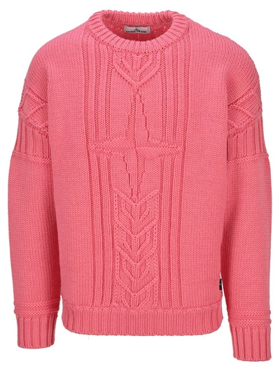 Shop Stone Island Chunky In Pink