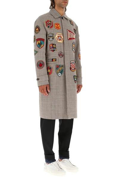 Shop Dsquared2 Football Patches Coat In Multi
