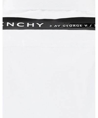 Shop Givenchy Logo Print Shirt In White