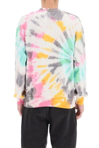 Shop Aries No Problemo Tie Dye Swetshirt In Multi