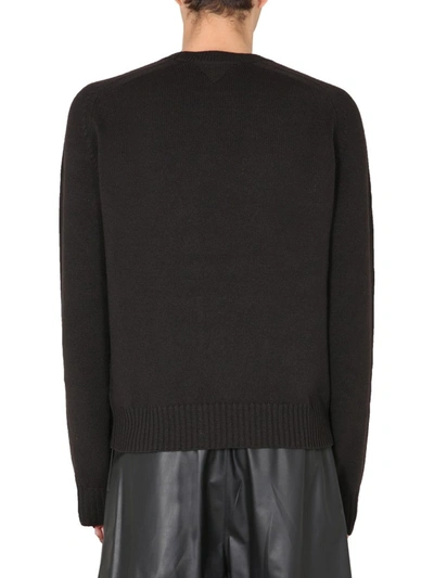 Shop Bottega Veneta Crewneck Knit Jumper In Brown