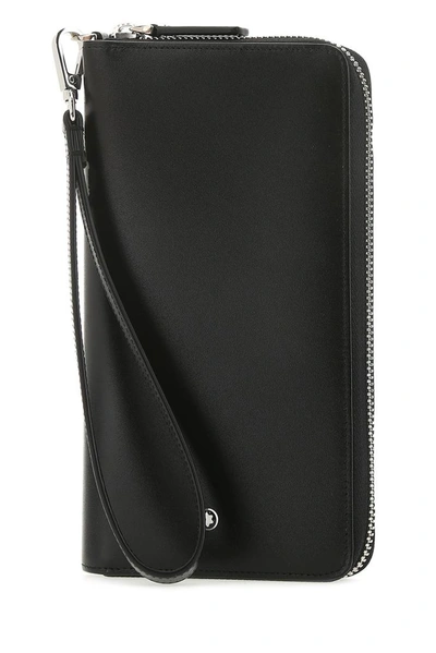 Shop Montblanc Compact Travel Wallet In Black