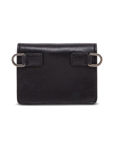 Shop Dolce & Gabbana Logo Embossed Strap Wallet In Black