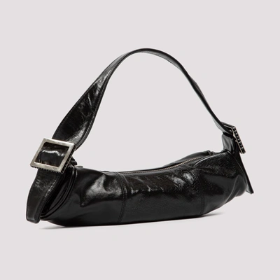 Shop By Far Kubi Top Handle Bag In Black