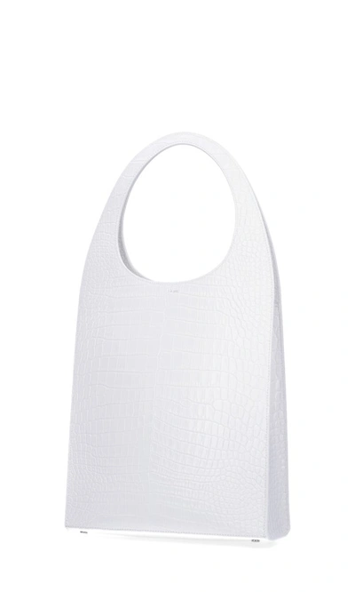 Shop Coperni Swipe Tote Bag In White