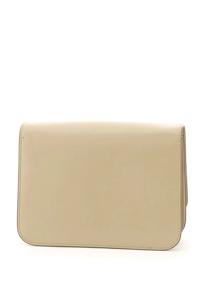 Shop Burberry Burbbery Small Tb Bag In Beige
