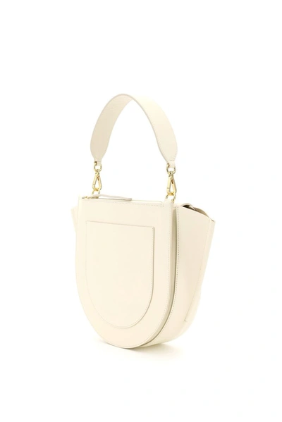 Shop Wandler Hortensia Medium Shoulder Bag In White