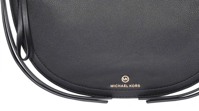 Shop Michael Michael Kors Medium Camden Shoulder Bag In Black