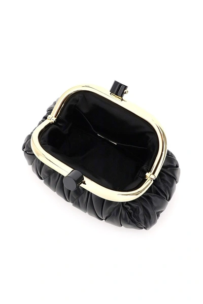 Shop Miu Miu Belle Clutch Bag In Black