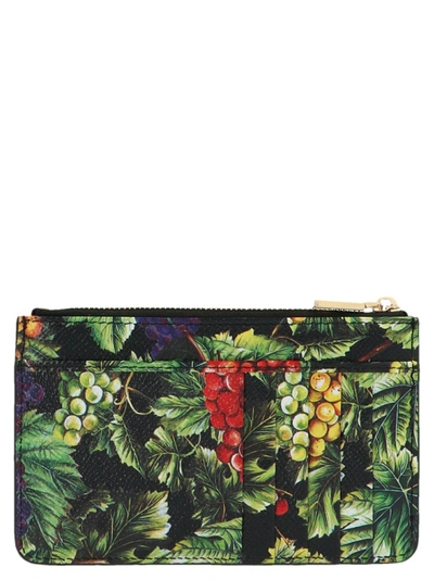 Shop Dolce & Gabbana Graphic Print Cardholder In Multi