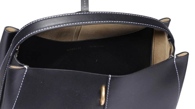 Shop Wandler Mini Ava Tote Bag In Black