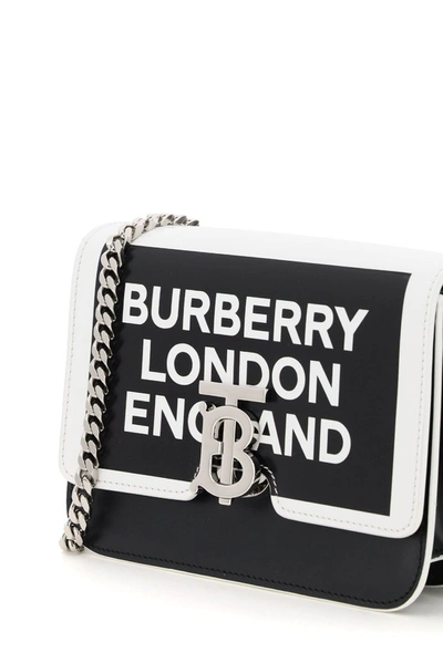Shop Burberry Tb Logo Printed Small Shoulder Bag In Multi