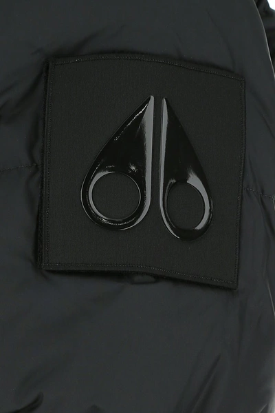 Shop Moose Knuckles Replin Puffer Jacket In Black