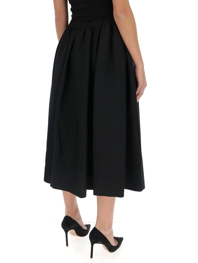 Shop Comme Des Garçons Comme Des Garçons Asymmetric Skirt In Black