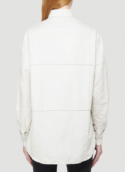 Shop Jacquemus Carro Shirt In Beige