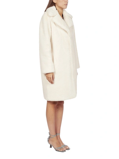 Shop Stand Studio Camille Faux Fur Teddy Coat In White