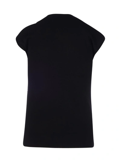 Shop Chloé Chain Detail Knitted Top In Black