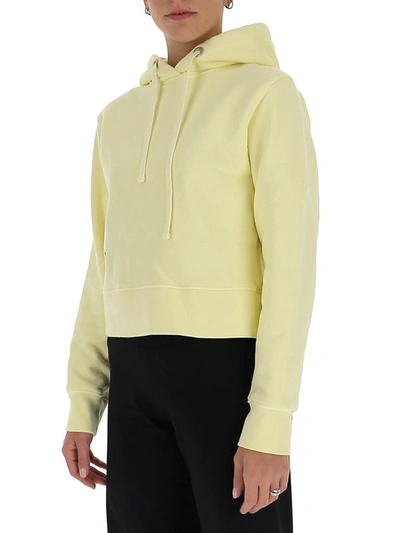 Shop Palm Angels Palm Tree Hoodie In Yellow