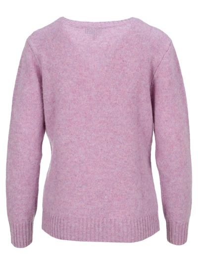 Shop A.p.c. Léonie Knit Jumper In Pink