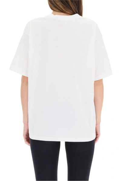 Shop Burberry Montage Print T In White