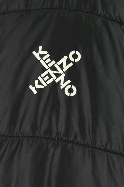 Shop Kenzo Sport Little X Short Winter Parka In Black