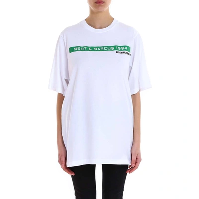 Shop Dsquared2 X Mert & Marcus 1994 Print T In White