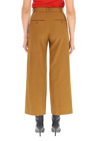 Shop Kenzo Cropped High In Brown