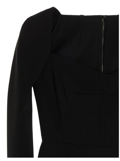 Shop Dolce & Gabbana Fitted Long In Black