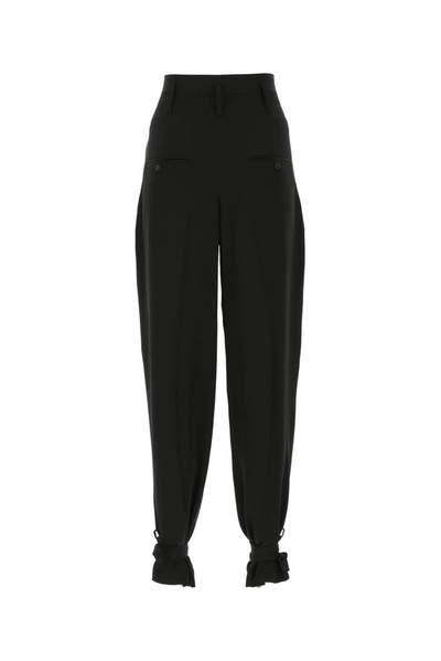 Shop Isabel Marant Racomi Tie Detail Pants In Black