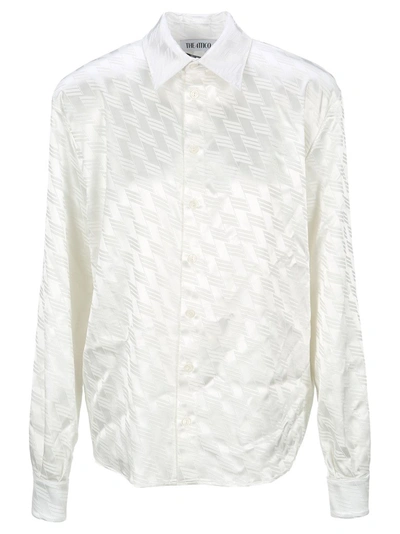 Shop Attico The  Monogram Shirt In White