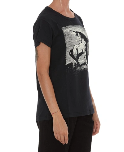 Shop Ann Demeulemeester Graphic Print T In Black