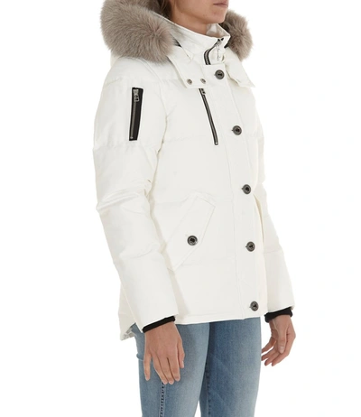 Shop Moose Knuckles 3q Jacket In White