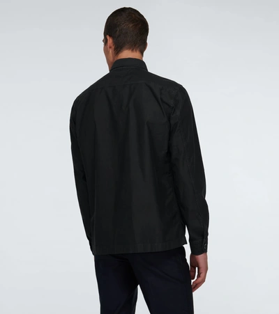 Shop Tom Ford Cotton Overshirt In Black