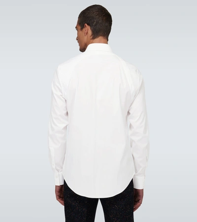 Shop Alexander Mcqueen Cotton Harness Shirt In White