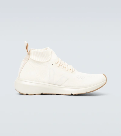 Shop Rick Owens Veja X  Runner Sneakers In White