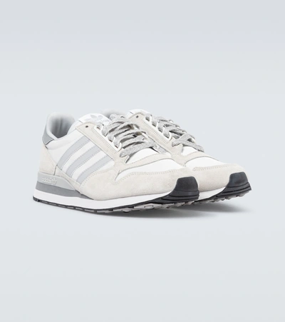 Shop Adidas Originals Zx 500 Sneakers In Grey