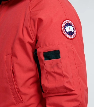 Shop Canada Goose Chilliwack Bomber Jacket In Red