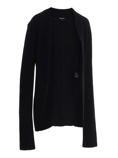 Shop Ann Demeulemeester Knitted Cardigan In Black