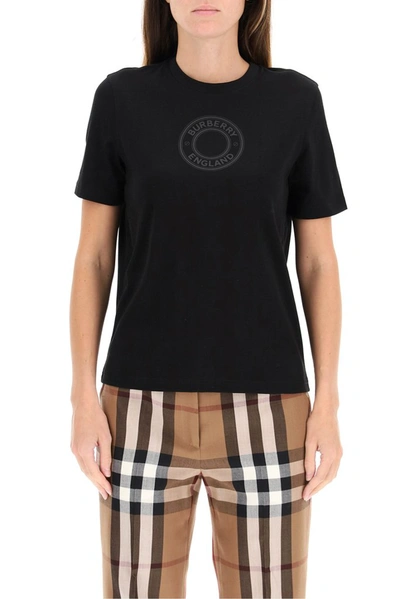 Shop Burberry Logo Graphic T In Black