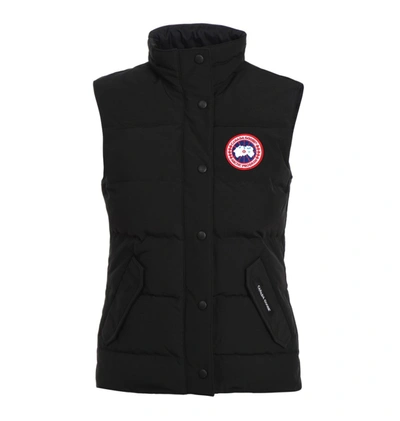 Shop Canada Goose Freestyle Padded Vest In Black