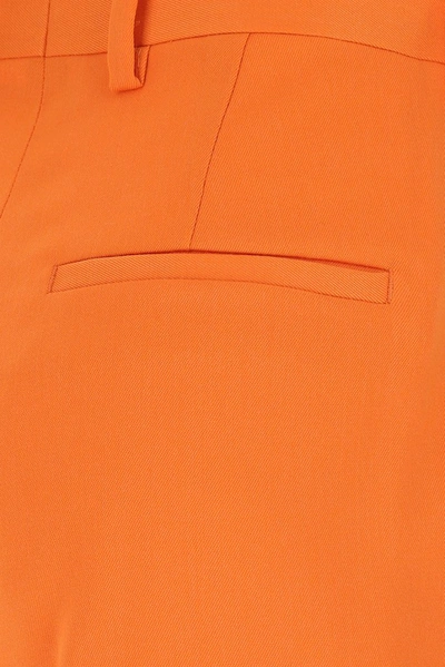 Shop Mm6 Maison Margiela Straight Leg Trousers In Orange