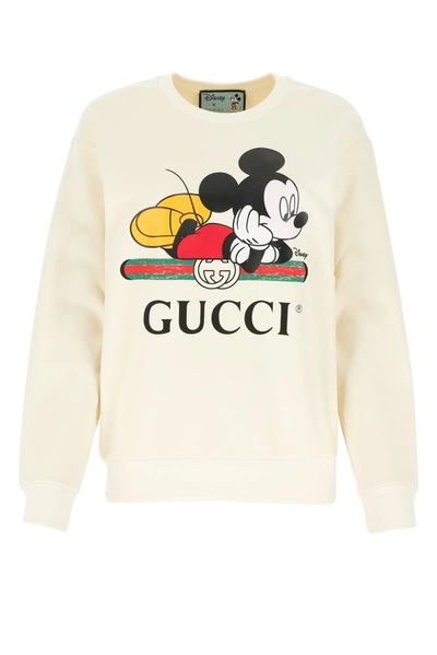 Shop Gucci X Disney Oversize Sweatshirt In White