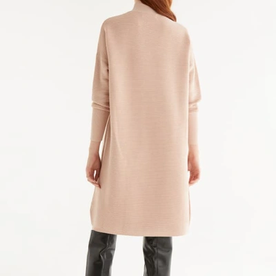 Shop Paisie Polo Ribbed Dress In Blush