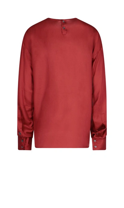 Shop Ann Demeulemeester Oversized Back In Red