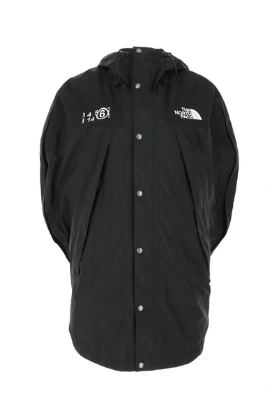 Shop Mm6 Maison Margiela X The North Face Circle Mountain Jacket In Black
