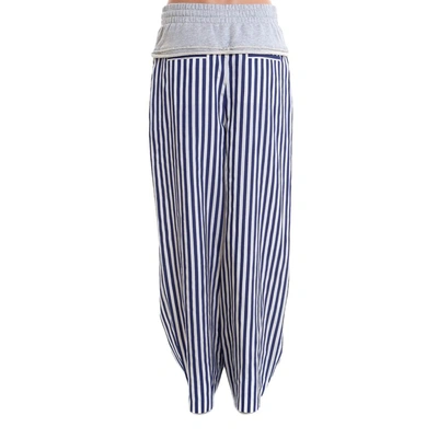 Shop Alexander Wang T T By Alexander Wang Striped Palazzo Pants In Multi