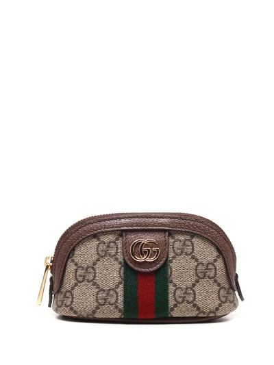 Shop Gucci Ophidia Keyring In Multi